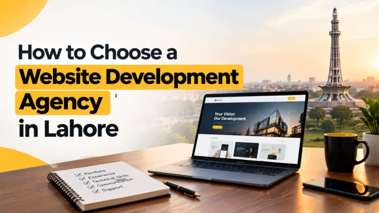 How to choose the right website development agency for your business in Lahore, Pakistan