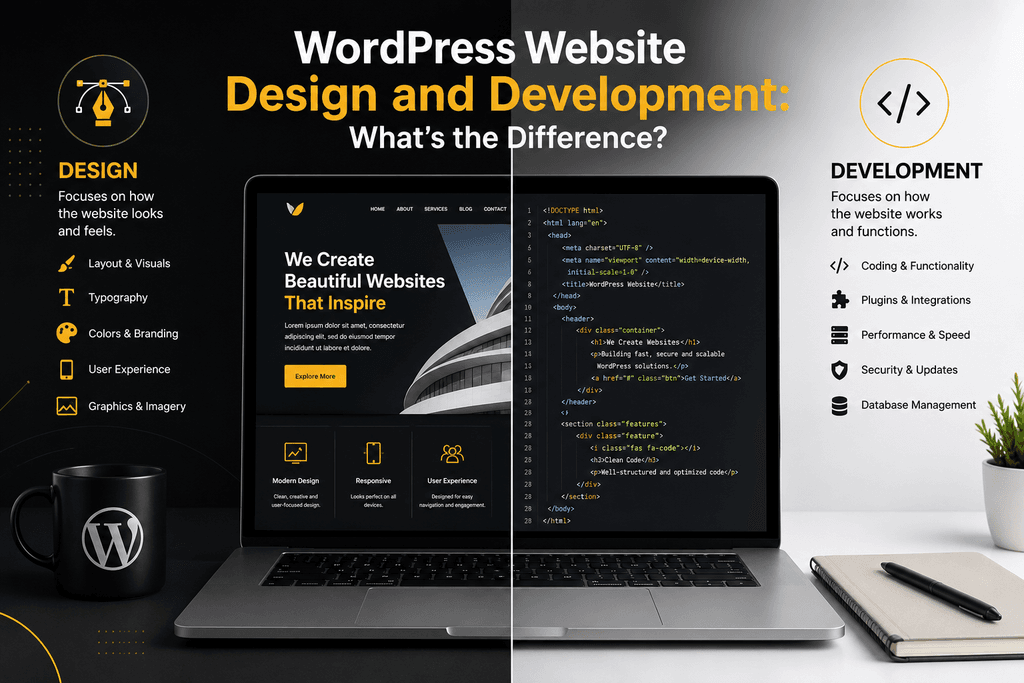 WordPress website design and development for UK businesses