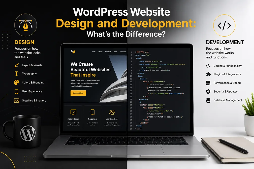 WordPress website design and development for UK businesses